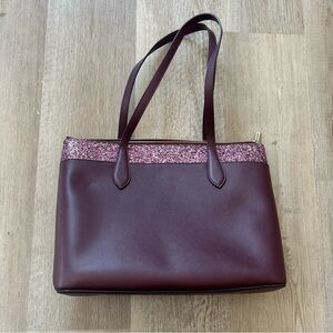 Kate Spade Purple Glitter Shoulder Bag / Tote